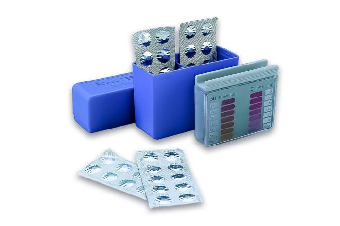 Fluidra - Tablettás vízelemző szabad klór 0,1-3,0, pH 6,8 - 8,2